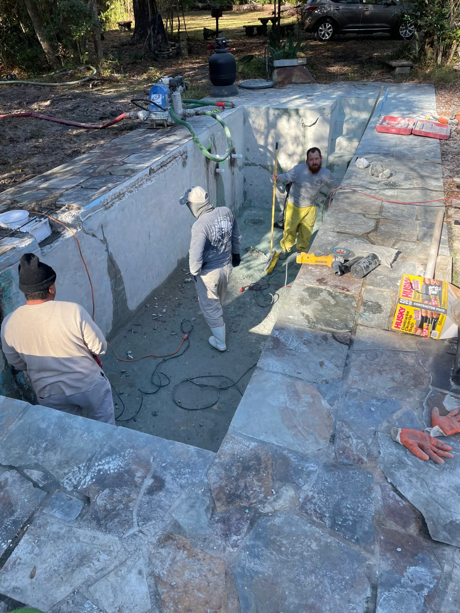 pool installation in mandeville